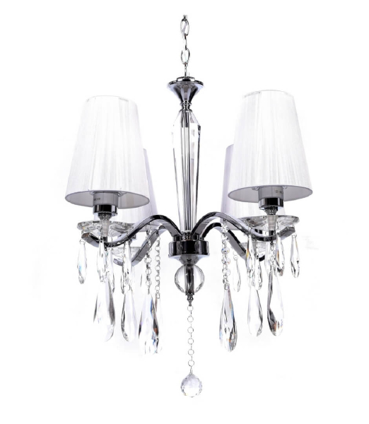 Подвесная люстра Lumina Deco Alessia LDP 1726-4 CHR