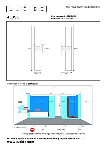 Настенный светильник Lucide Jesse 04202/02/30