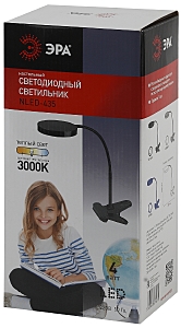 Офисная настольная лампа ЭРА NLED-435-4W-BU