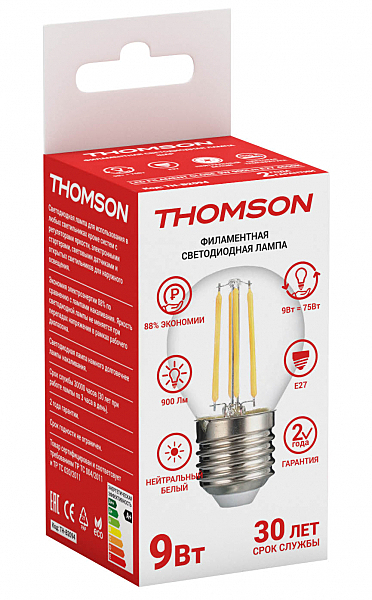 Светодиодная лампа Thomson Filament Globe TH-B2094