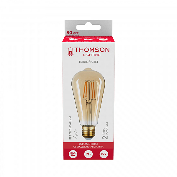 Ретро лампа Thomson Led Filament St64 TH-B2130