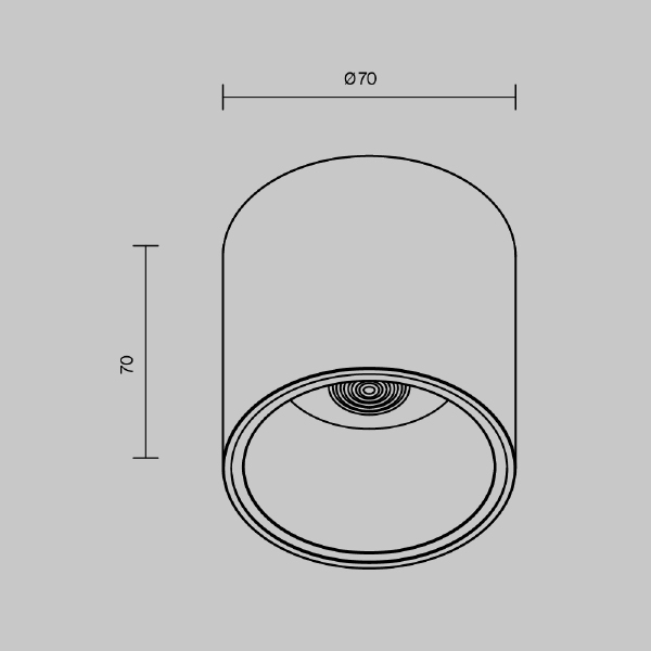 Накладной светильник Maytoni Cover C064CL-L12B4K