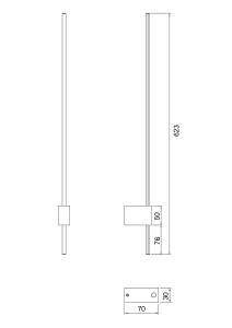 Настенный светильник Maytoni Pars C070WL-L6GB3K