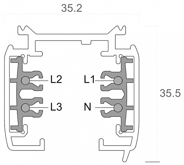 Шинопровод Deko-Light D Line 710001