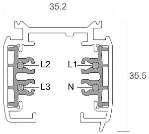 Шинопровод Deko-Light D Line 710001