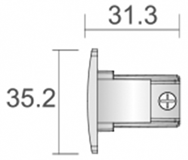 Заглушка для 3-х фазной системы Deko-Light D Line 710066