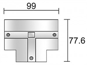Т-Соединитель для 3-х фазной системы Deko-Light D Line 710076