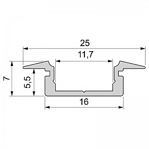 T-Профиль Deko-Light ET-01-10 975021