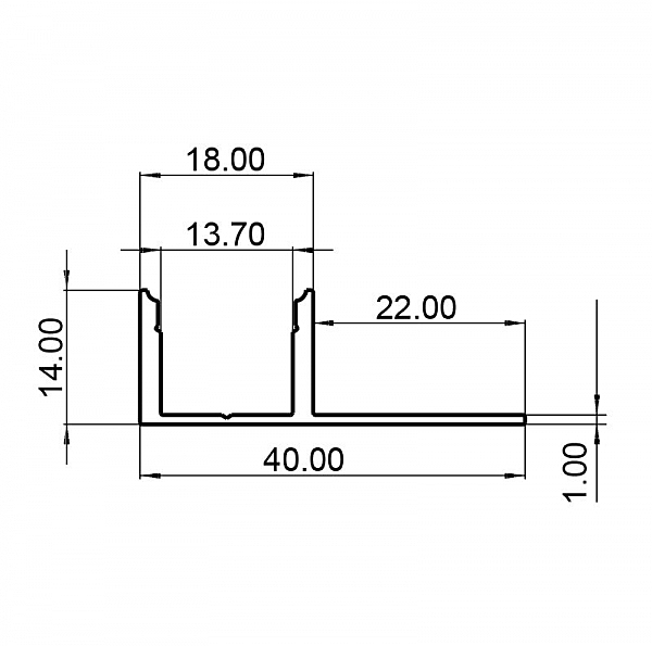 Профиль Deko-Light EL-03-12 975361