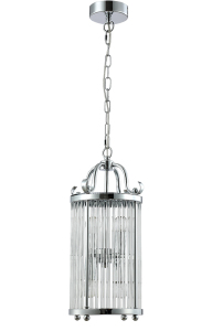 Светильник подвесной Crystal Lux Tadeo TADEO SP4 D200 CHROME/TRANSPARENTE