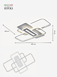Потолочная люстра Rivoli Laura 6090-105