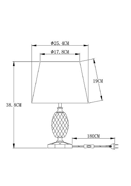 Настольная лампа Arte Lamp Azalia A4019LT-1CC