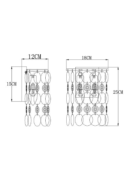 Настенное бра Arte Lamp Pipirima A4041AP-2CC