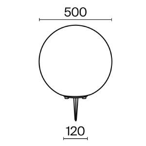 Грунтовый светильник Maytoni Erda O594FL-01W1