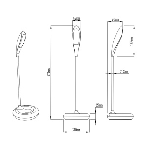 Настольная лампа Zumaline Desk Lamp Led H1848