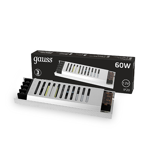 Драйвер для LED ленты Gauss Блок питания 202001060