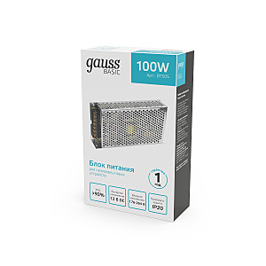 Драйвер для LED ленты Gauss Блок питания Basic BT505