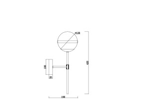 Настенное бра Freya Sonder FR5204WL-01BS