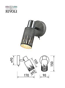 Светильник спот Rivoli Lethe 3123-401