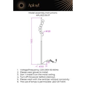 Торшер Aployt Kolombina APL.622.05.07