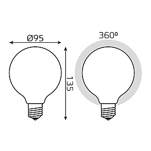 Светодиодная лампа Gauss 189202110