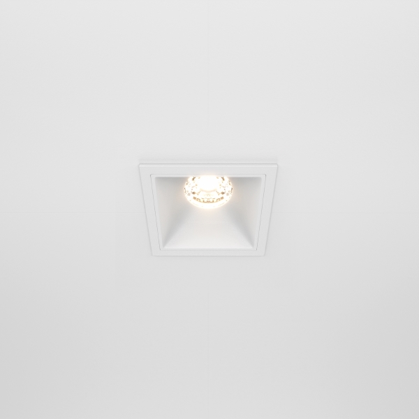 Встраиваемый светильник Maytoni Alfa LED DL043-01-10W3K-SQ-W