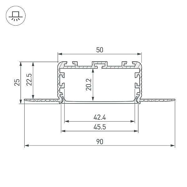 Профиль Arlight KLUS-POWER 028918