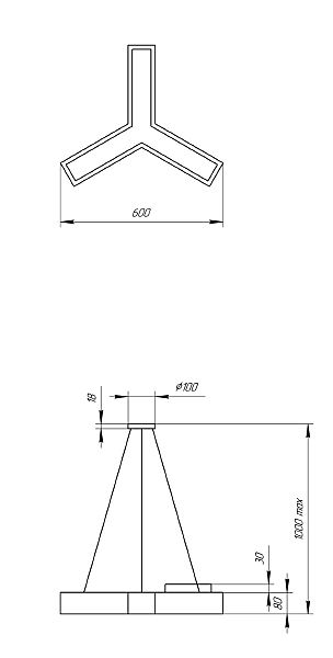 Светильник подвесной ЭРА Igrek SPO-141-W-40K-028