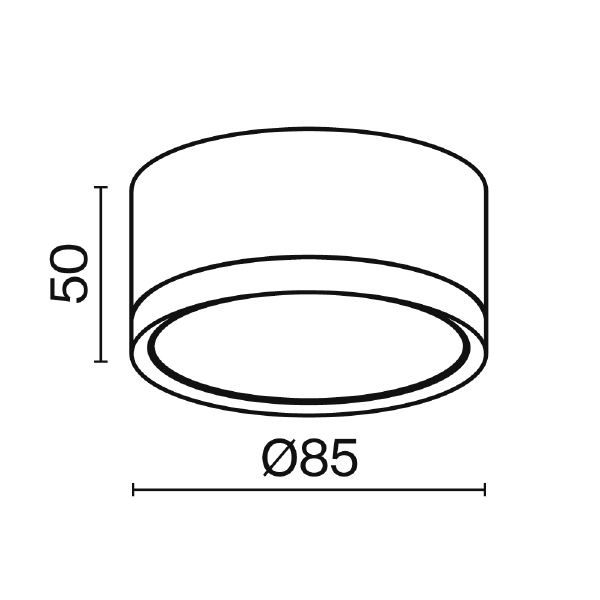 Накладной светильник Maytoni Hoop C086CL-GX53-SRD-B