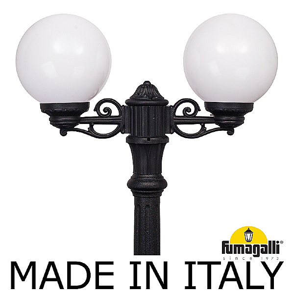 Столб фонарный уличный Fumagalli Globe 250 G25.156.S20.AYF1R