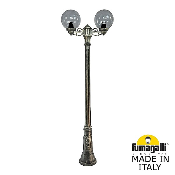 Столб фонарный уличный Fumagalli Globe 250 G25.156.S20.BZF1R