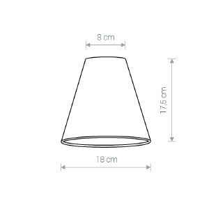 Абажур Nowodvorski Cameleon Cone S 8415