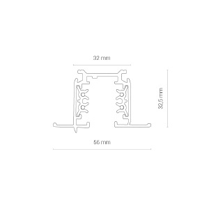 Встраиваемый шинопровод Nowodvorski Ctls Track 8692