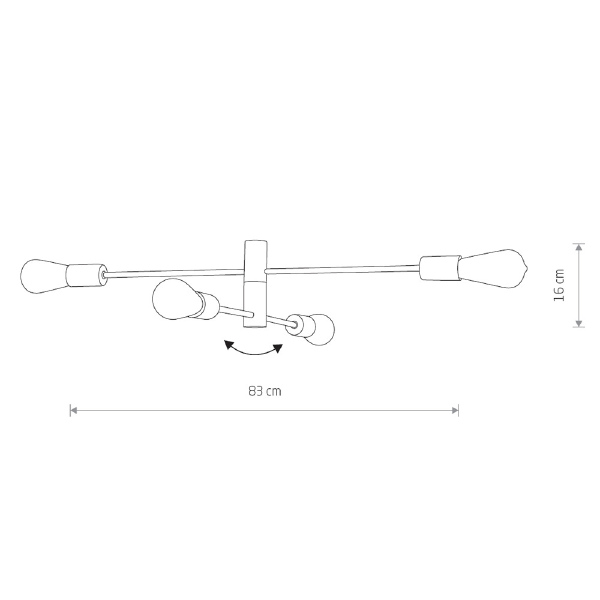 Потолочная люстра Nowodvorski Rotor 7936