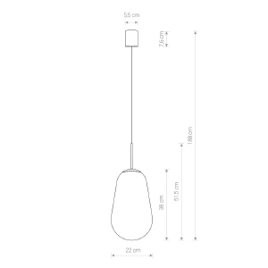 Светильник подвесной Nowodvorski Pear L 7797