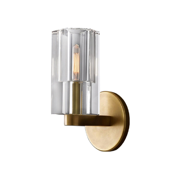 Настенное бра Delight Collection Wall lamp 8816W gold/clear