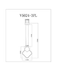 Светильник подвесной Moderli Store V5024-3PL