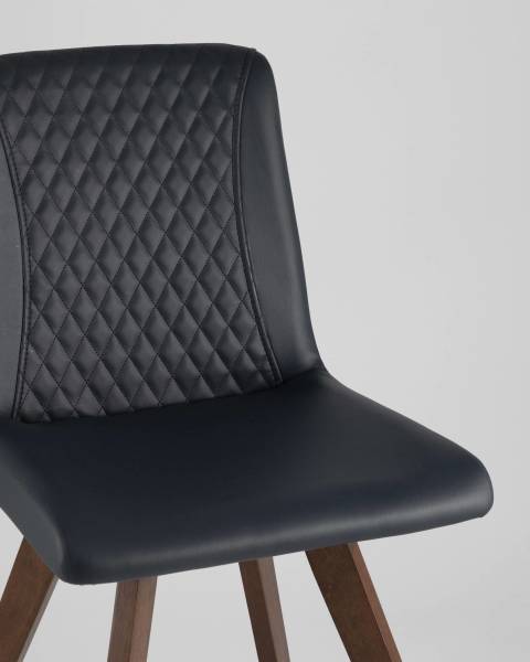 Комплект стульев Stool Group MARTA LW1902-G PU DARK BLUE GRID-KOROB4