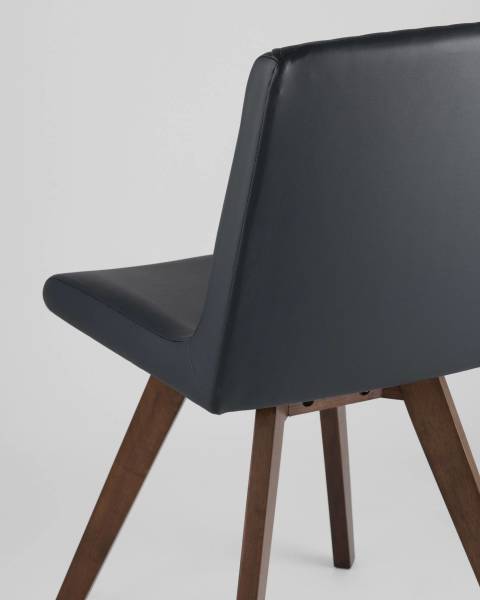 Комплект стульев Stool Group MARTA LW1902-G PU DARK BLUE GRID-KOROB4