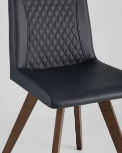 Комплект стульев Stool Group MARTA LW1902-G PU DARK BLUE GRID-KOROB4