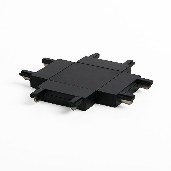Четырёхсторонний соединитель для накладного шинопровода Elektrostandard Flat Magnetic Flat Magnetic Четырёхсторонний соединитель для накладного шинопровода (чёрный) 85003/00