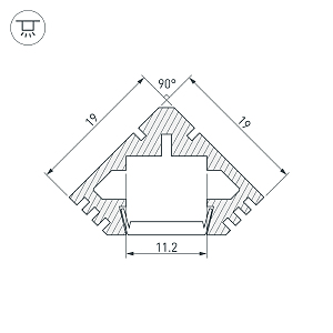 Профиль Arlight Pds 018961