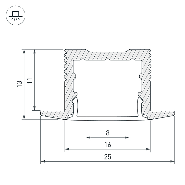 Профиль Arlight Sl-Slim 023719