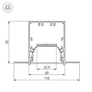 Профиль Arlight Fantom 027161