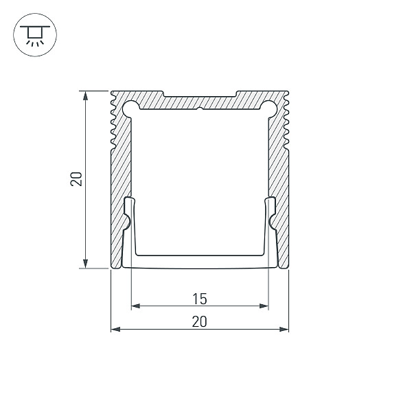 Профиль Arlight Sl-Slim 023722