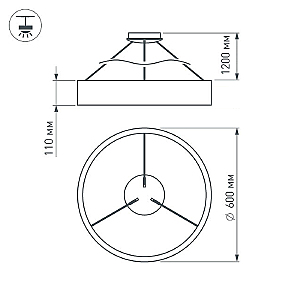 Светильник подвесной Arlight Tor Ring 022148(1)