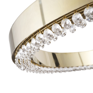 Подвесная люстра Crystal Lux Saturn SATURN SP120W LED GOLD