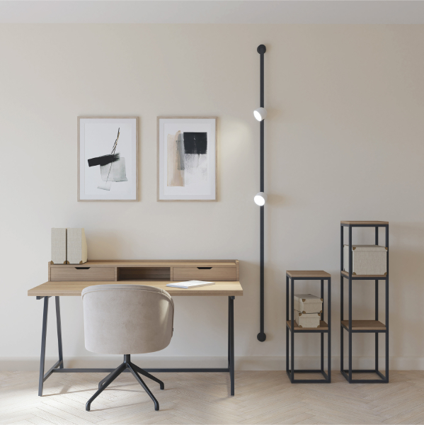Cветильник для трека-ремня Denkirs Belty Spot DK5542-WH+BK