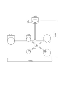 Потолочная люстра Freya Sphirity FR5376CL-06B