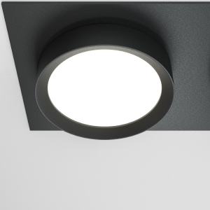 Встраиваемый светильник Maytoni Downlight DL086-02-GX53-SQ-B